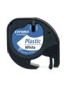 TAŚMA DYMO LETRA TAG- 12MM X 4M PLASTIKOWA BIAŁA (59422) - nr 15