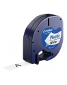 TAŚMA DYMO LETRA TAG- 12MM X 4M PLASTIKOWA BIAŁA (59422) - nr 18