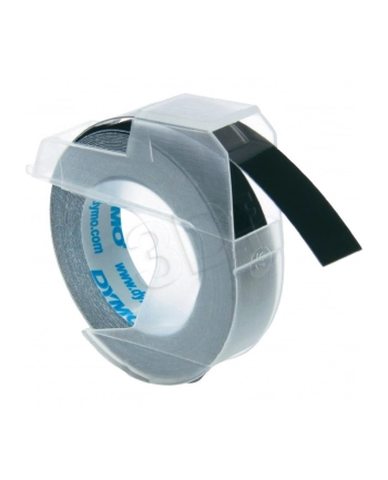 TAŚMA DYMO DO WYTŁACZAREK- 9MMX3M- CZARNY (12745)