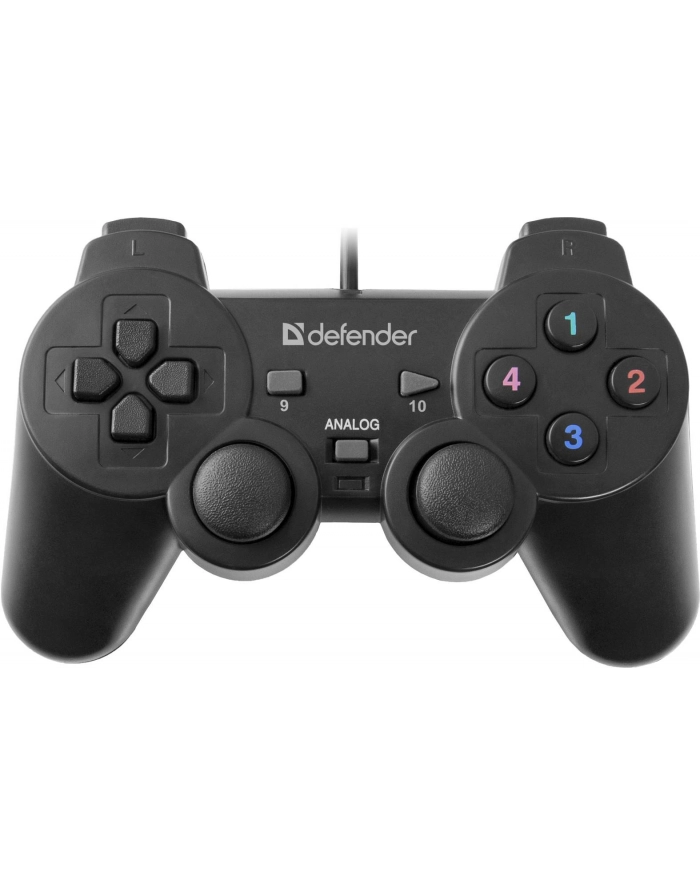 Gamepad przewodowy Defender OMEGA, efekt wibracji, USB główny