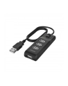 Hub USB 2.0 Hama USB-A - 4x USB-A z włącznikiem czarny - nr 2