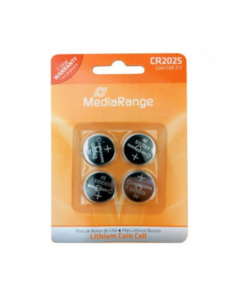 Baterie litowe MediaRange MRBAT131 Coin Cells, CR2025|3V, Pack 4