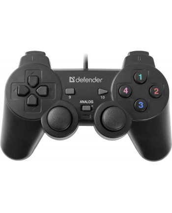 Gamepad przewodowy Defender OMEGA, efekt wibracji, USB