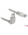 Patchcord SFTP Delock kat. 5e 1m kątowy szary - nr 17
