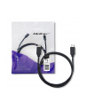 Kabel USB Qoltec 2.0 typ C męski | USB 2.0 typ C męski | 0.5m | Czarny - nr 1