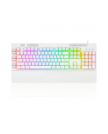 Klawiatura przewodowa Redragon K512W-RGB Shiva White Gaming Biała