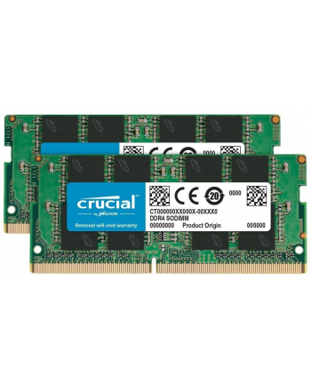 Micron Pamięć 32GB Kit (16GBx2) DDR4-3200 SODIMM