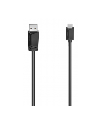 Kabel Hama USB 2.0 Typ C - USB A, 0,75m czarny nr 1