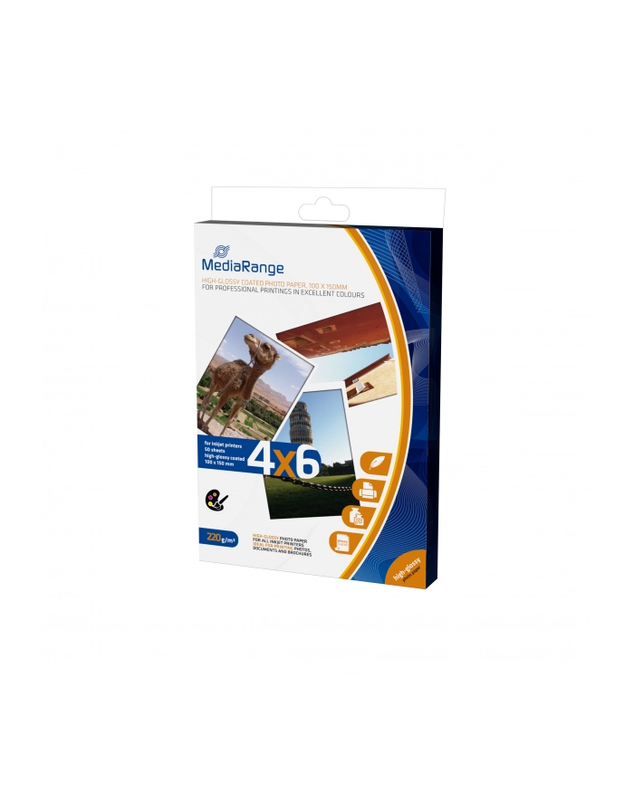 Papier fotograficzny MediaRange MRINK104 220g/m2 50 szt. główny