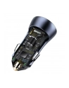 Baseus Golden Contactor Pro, 2x USB, QC, SCP, 40W (szara) + kabel USB do USB-C 1m (czarny) - nr 8