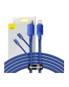 Baseus Kabel USB Typ-C - Lightning Crystal 2 m Niebieski - nr 1