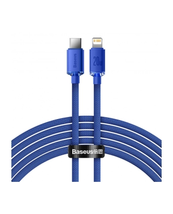 Baseus Kabel USB Typ-C - Lightning Crystal 2 m Niebieski