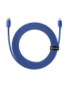 Baseus Kabel USB Typ-C - Lightning Crystal 2 m Niebieski - nr 4