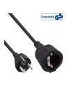 InLine Schuko-Verlngerung Stecker / Buchse, schwarz, 10m, mit Kinder (16410) - nr 5