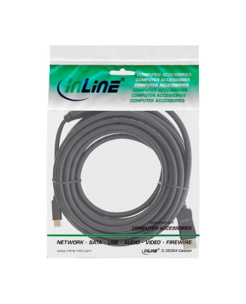 InLine Adapter USB InLine InLine Adapter USB - DP - USB Typ C męski na DisplayPort męski (DP Alt Mode) 4K2K - czarny - 3m (64123) nr 1