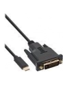 InLine Kabel Adapter USB-C na DVI męski (DP Alt Mode) czarny - 1m (64131) - nr 7