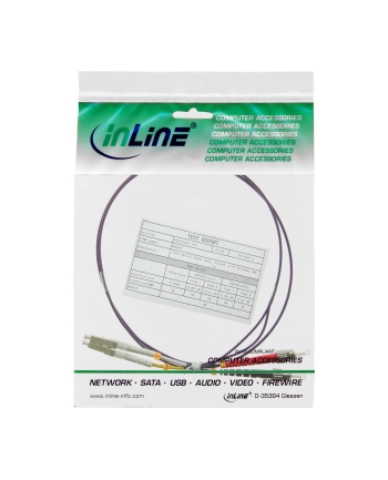 InLine Patchcord światłowodowy LC/ST 50/125µm OM4 25m (88518P) nr 1