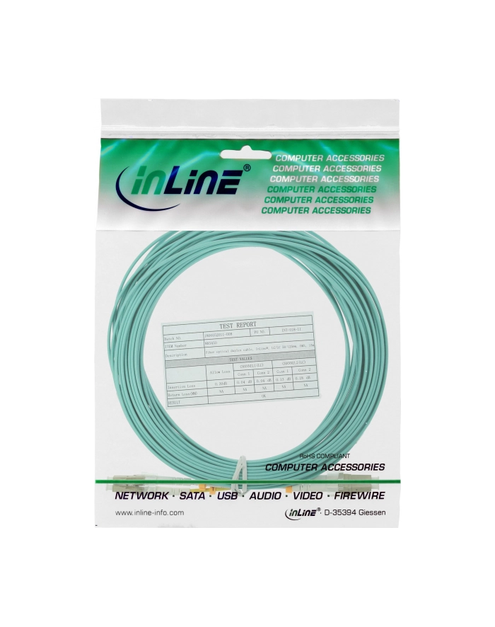InLine Patchcord Światłowodowy LC/LC 50/125µm OM3 50m (88526O) główny