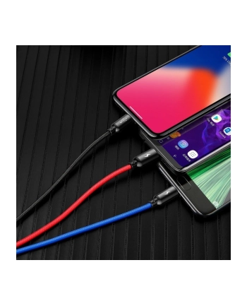 Baseus Kabel Microusb Lightning Usb-C 30Cm 3W1 (Camltasy01)