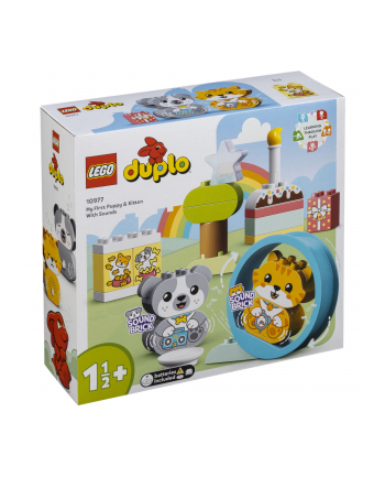 LEGO 10977 DUPLO My First Mój pierwszy szczeniak i kotek z dźwiękami p4