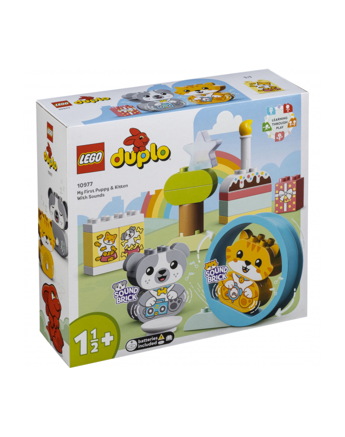LEGO 10977 DUPLO My First Mój pierwszy szczeniak i kotek z dźwiękami p4 główny