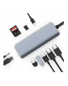 hyperdrive Adapter Hyper VIPER 10-in-2 HUB, 4K 2x HDMI, 3x USB-A, Gigabit Ethernet,SD, MicroSD, USB-C Power Delivery 60W, AudioJack Szary - nr 11