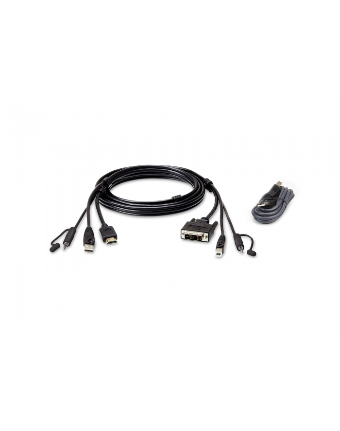 Aten CABLE KIT HDMI /USB/SP - DVI-DD L:1.8M (2L7D02DHX2) główny