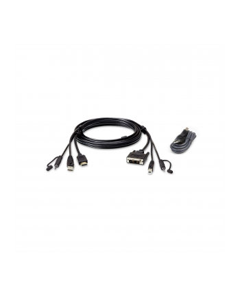 Aten CABLE KIT HDMI /USB/SP - DVI-DD L:1.8M (2L7D02DHX2) nr 2