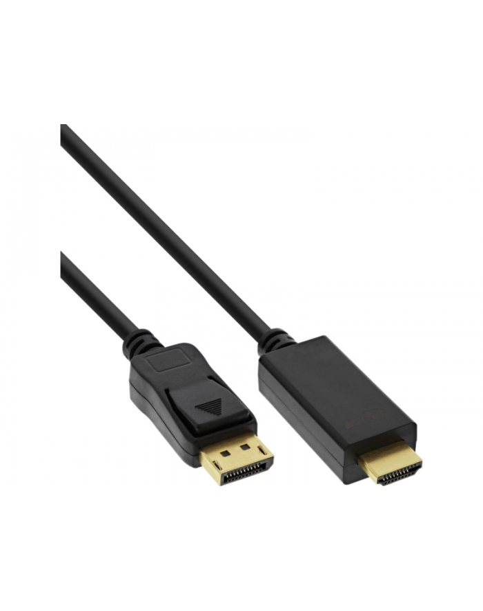 InLine Kabel InLine InLine Kabel adapter HDMI - DP (DisplayPort) z konwerterem - obługa 4K/60Hz - czarny - 0.3m (17187I) główny