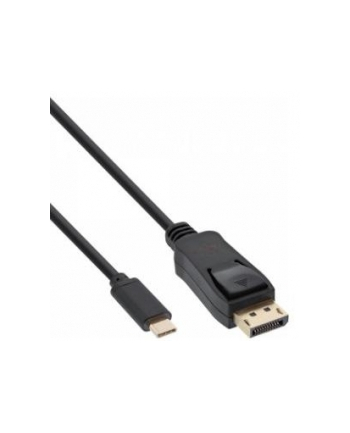 InLine Adapter USB InLine InLine Adapter USB - DP - USB Typ C męski na DisplayPort męski (DP Alt Mode) 4K2K - czarny - 3m (64123)