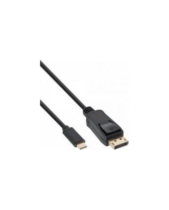 InLine Adapter USB InLine InLine Adapter USB - DP - USB Typ C męski na DisplayPort męski (DP Alt Mode) 4K2K - czarny - 3m (64123)