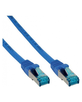 InLine Kabel instalacyjny S/FTP PiMF Cat.6A halogen free 500MHz niebieski 100m (76899B)