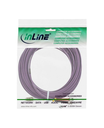 InLine Patchcord światłowodowy LC/ST 50/125µm OM4 25m (88518P)