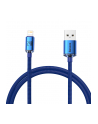 BASEUS Crystal Kabel Lightning do iPhone 2,4A 1,2m - niebieski - nr 2