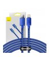 Baseus Kabel USB Typ-C - Lightning Crystal 2 m Niebieski - nr 1
