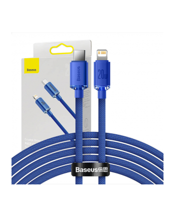 Baseus Kabel USB Typ-C - Lightning Crystal 2 m Niebieski nr 1