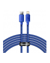 Baseus Kabel USB Typ-C - Lightning Crystal 2 m Niebieski - nr 2