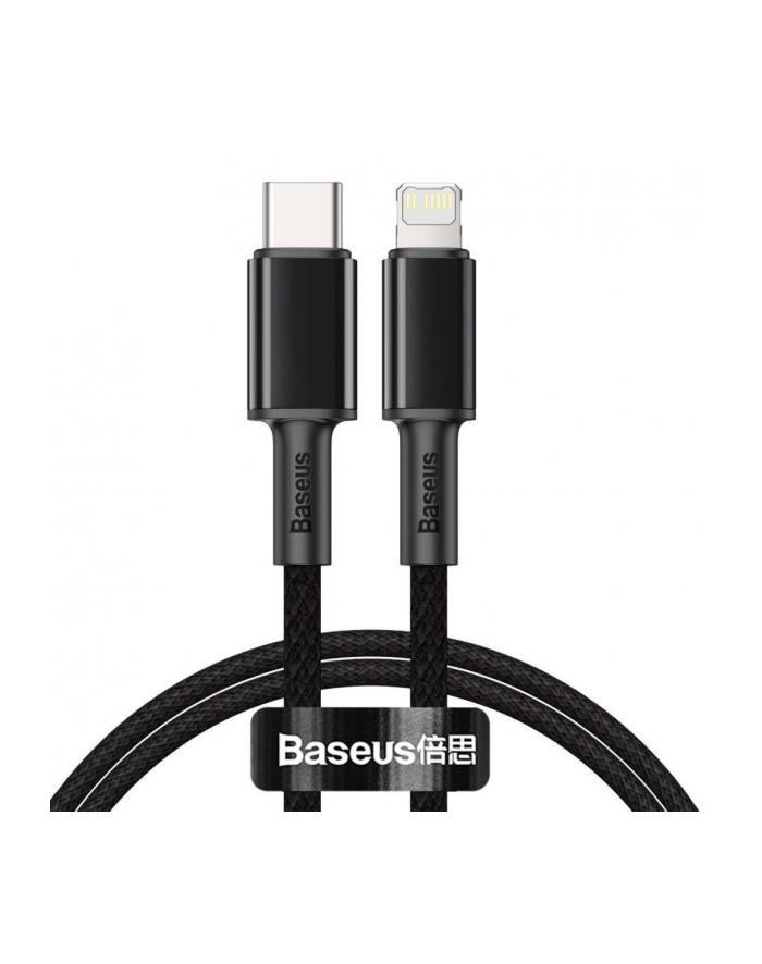 BASEUS USB-C do Lightning PD 20W 1m czarny główny