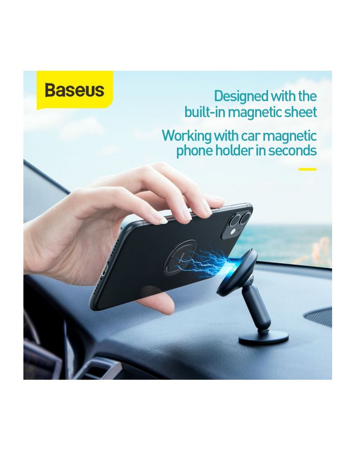 Baseus uchwyt telefonu samoprzylepny Szary (SUYB-0S) główny