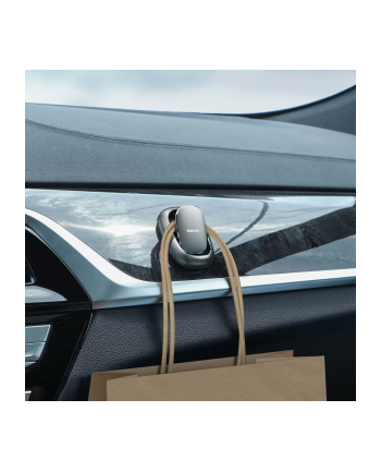 Baseus Beetle na klej - 2 sztuki (szary) (ACGGJK0G)