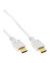 Kabel InLine InLine High Speed HDMI + Ethernet męski na męski - pozłacany - biały - 7,5m - obsługuje wideo 4K - nr 7