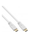 Kabel InLine InLine High Speed HDMI + Ethernet męski na męski - pozłacany - biały - 7,5m - obsługuje wideo 4K - nr 8