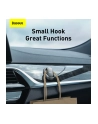 Baseus Beetle na klej - 2 sztuki (szary) (ACGGJK0G) - nr 12