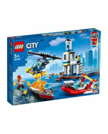 LEGO City 60308 Akcja nadmorskiej policji i strażaków