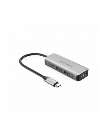 hyperdrive Hub Hyper HD 4-in-1 USB-C HUB, 4K HDMI, USB-C 100W PD, 2x USB-A
