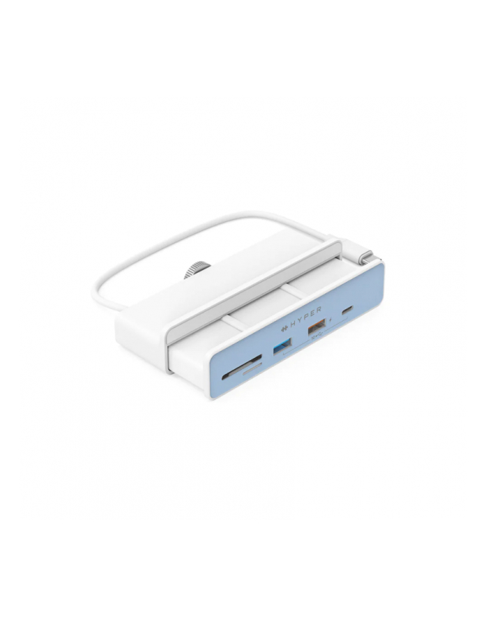 hyperdrive Hub Hyper 6-in-1 USB-C dla  iMac 24 cale (2021), HDMI, USB-C, 2x USB-A, SD, MiniSD, 7x kolor główny