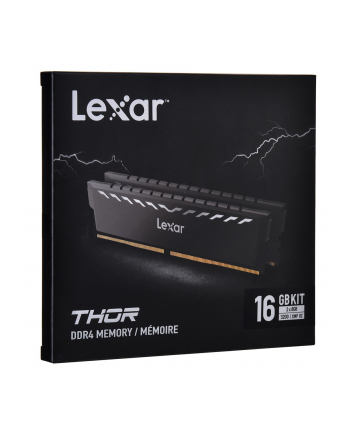 lexar Pamięć DDR4 THOR Gaming czarna 16GB(2* 8GB)/3200