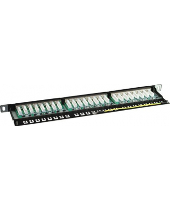 InLine Patch Panel CAT 6 24x RJ45 Czarny (76224B)