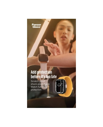 Panzerglass Full Body Apple Watch 7 41mm czarny - etui Apple Watch 41mm nr 2