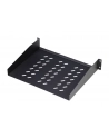 Digitus Półka do montażu stałego w szafach 483 mm Digitus DN-19-TRAY-2-55-SW (DN-19-TRAY-2-55-SW) - nr 3